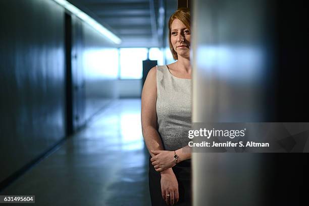 Assistant Professor of Pathology and Laboratory Medicine at Rutgers University, Karen Edelblum is photographed for Philadelphia Inquirer on August...