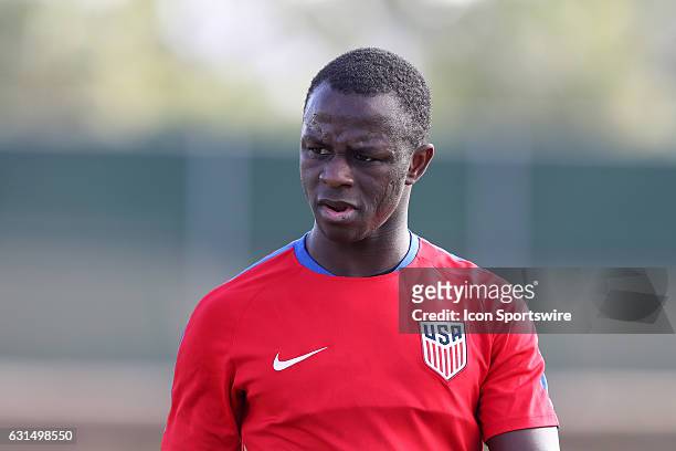 Kekuta Manneh. The United States Men's National Team held their first training session under new head coach Bruce Arena on The Murphy Family Field at...