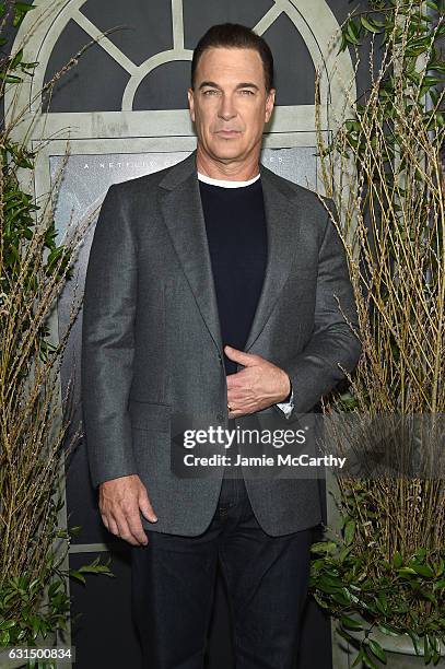 Actor Patrick Warburton attends the "Lemony Snicket's A Series Of Unfortunate Events" Screening at AMC Lincoln Square Theater on January 11, 2017 in...