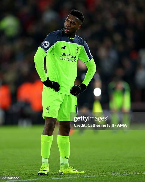 Daniel Sturridge of Liverpool during the EFL Cup semi-final first leg match between Southampton and Liverpool at St Mary's Stadium on January 11,...