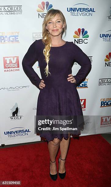 Actress Kelli Giddish attends the TV Guide celebrates Mariska Hargitay at Gansevoort Park Avenue on January 11, 2017 in New York City.