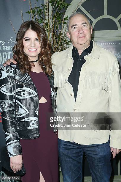 Actress Chloe Sonnenfeld and Director Barry Sonnenfeld attends NETFLIX Presents the World Premiere of Lemony Snicket's "A Series of Unfortunate...