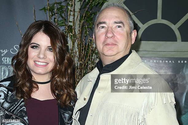 Actress Chloe Sonnenfeld and Director Barry Sonnenfeld attends NETFLIX Presents the World Premiere of Lemony Snicket's "A Series of Unfortunate...