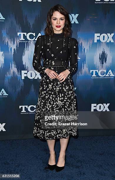 Conor Leslie attends the FOX All-Star Party during the 2017 Winter TCA Tour at Langham Hotel on January 11, 2017 in Pasadena, California.