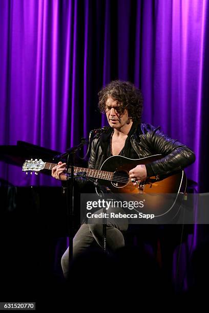 Musician Doyle Bramhall II performs at An Evening With Doyle Bramhall II at The GRAMMY Museum on January 11, 2017 in Los Angeles, California.