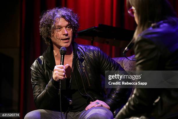 Musician Doyle Bramhall II speaks onstage at An Evening With Doyle Bramhall II at The GRAMMY Museum on January 11, 2017 in Los Angeles, California.