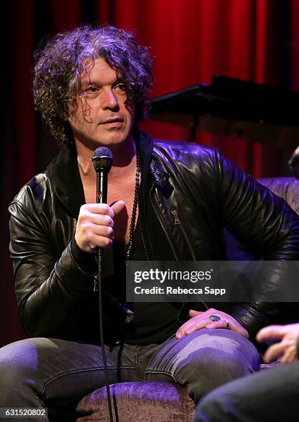 Musician Doyle Bramhall II speaks onstage at An Evening With Doyle Bramhall II at The GRAMMY Museum on January 11, 2017 in Los Angeles, California.