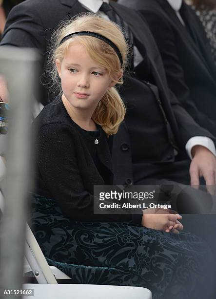 Aviana Olea Le Gallo at her Star Ceremony held On The Hollywood Walk Of Fame on January 11, 2017 in Hollywood, California.