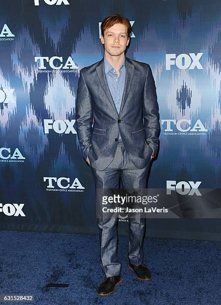Actor Cameron Monaghan attends the 2017 FOX All-Star Party at Langham Hotel on January 11, 2017 in Pasadena, California.