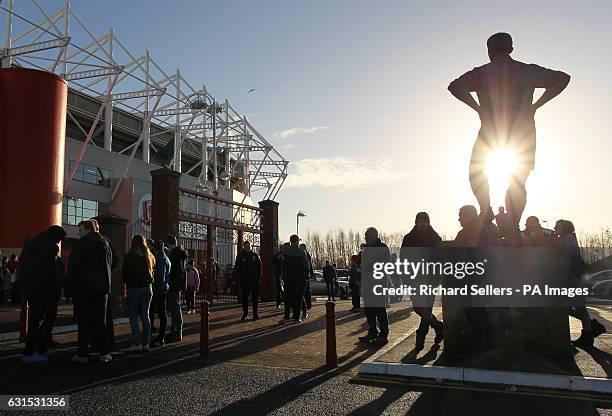 The Statue of George Hardwick at Riverside Stadium