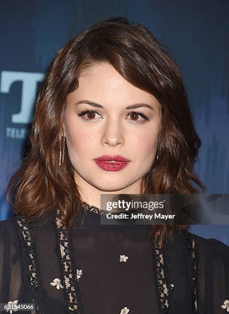 Actress Conor Leslie attends the 2017 Winter TCA Tour - FOX All-Star Party at the Langham Huntington Hotel on January 11, 2017 in Pasadena,...