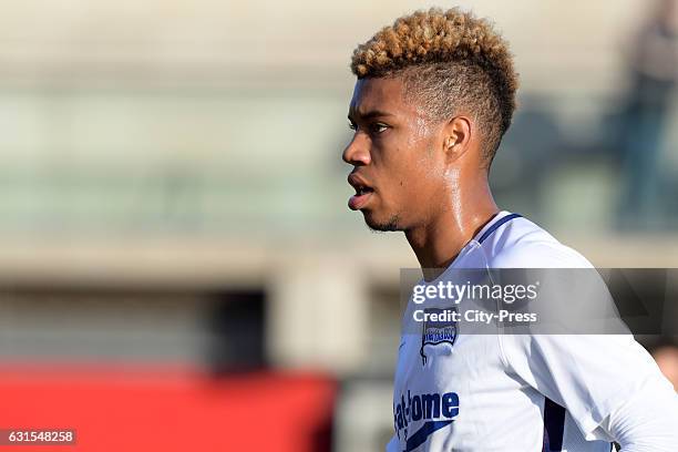 Sidney Friede of Hertha BSC during the test match between UD Poblense and Hertha BSC on January 12, 2017 in Palma de Mallorca, Spain.