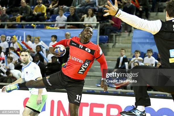 Teca Gabriel 11 during Slovenia v Angola, Handball Match grup B of 25th Men´s World Championship in Metz, France, on 12 January 2017.