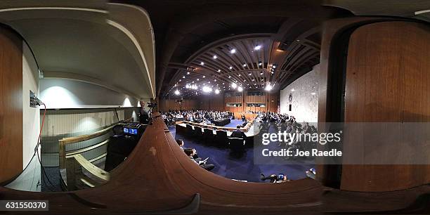 Sen. Pat Roberts , Rep. Mike Pompeo and former Sen. Bob Dole are seated together during Mr. Pompeo's confirmation hearing to be the director of the...