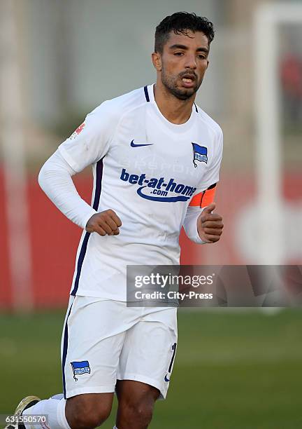 Sami Allagui of Hertha BSC during the test match between UD Poblense and Hertha BSC on January 12, 2017 in Palma de Mallorca, Spain.