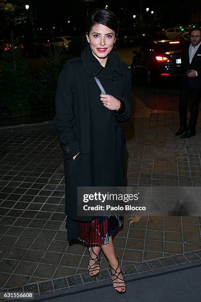 Spanish actress Barbara Lennie arrives at the 31st Goya Awards nominated party at Ritz Hotel on January 12, 2017 in Madrid, Spain.