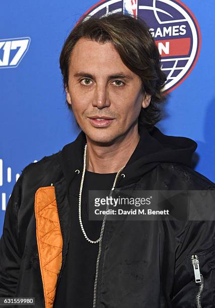 Jonathan Cheban attends the Denver Nuggets v Indiana Pacers game during NBA Global Games London 2017 at The O2 Arena on January 12, 2017 in London,...