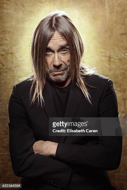 American singer-songwriter, musician and actor Iggy Pop is photographed for The Wrap on December 5, 2016 in Los Angeles, California.