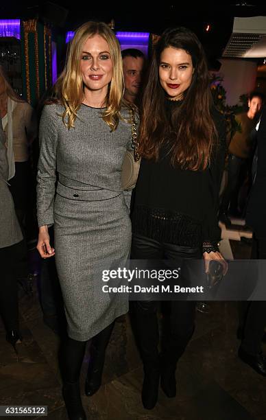 Donna Air and Sarah Ann Macklin attend the launch of Bunga Bunga in Covent Garden on January 12, 2017 in London, England.