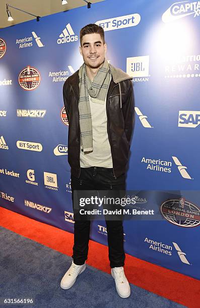 Juan Hernangomez attends the NBA Global Game London 2017 after party at The O2 Arena on January 12, 2017 in London, England.