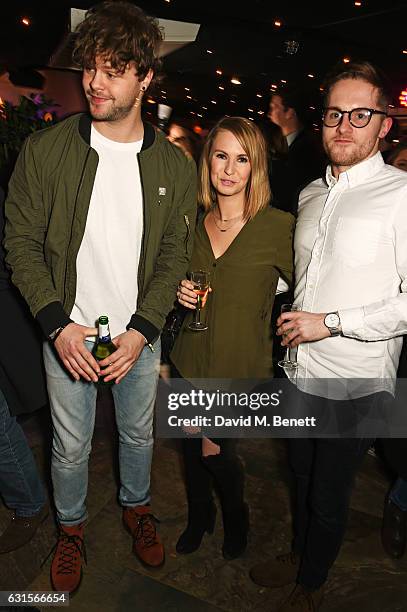 Jay McGuiness and guests attend the launch of Bunga Bunga in Covent Garden on January 12, 2017 in London, England.