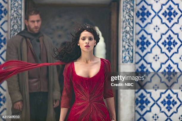 Mistress-New-Mistress" Episode 103 -- Pictured: Oliver Jackson Cohen as Lucas, Adria Arjona as Dorothy --