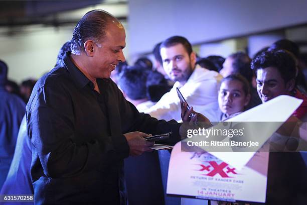 Ashutosh Gowariker attends the red carpet and VIP fan screening of the Paramount Pictures 'xXx: The Return Of Xander Cage' on January 12, 2017 at...