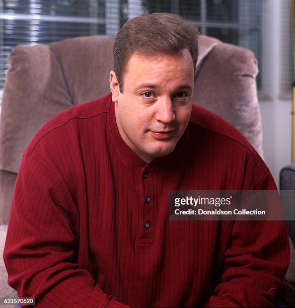 Actor and comedia Kevin James poses for a portrait session in 1995 in Los Angeles, California .