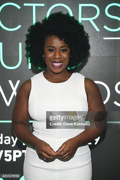 Foundation Conversations "Orange Is The New Black" screening and Q&A with Uzo Aduba at SAG-AFTRA Foundation Robin Williams Center on January 12, 2017...