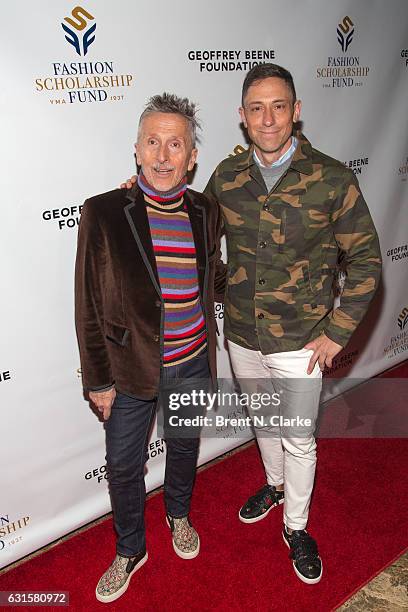 Ambassador At-Large for Barneys New York Simon Doonan and author/interior designer Jonathan Adler attend the 80th Annual YMA Fashion Scholarship Fund...