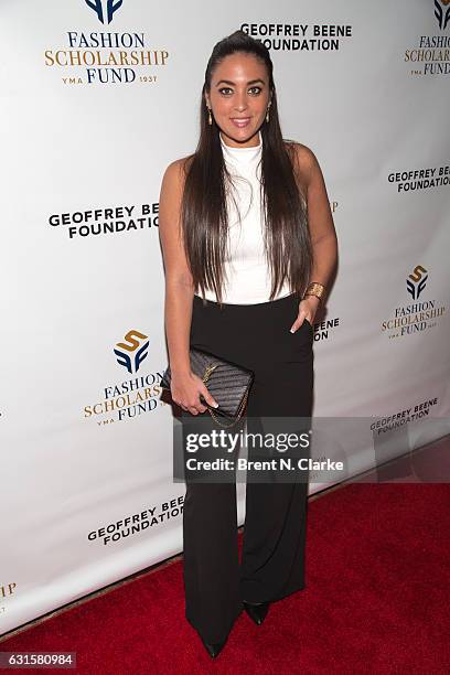 Television personality Sammi Giancola attends the 80th Annual YMA Fashion Scholarship Fund Geoffrey Beene National Scholarship Awards held at the...