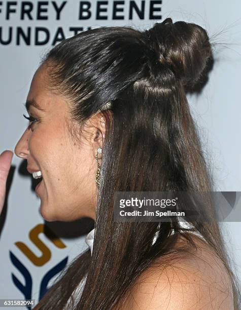 Personality Sammi Giancola, hair, attends the 80th Annual YMA Fashion Scholarship Fund Geoffrey Beene National Scholarship Awards at Grand Hyatt New...