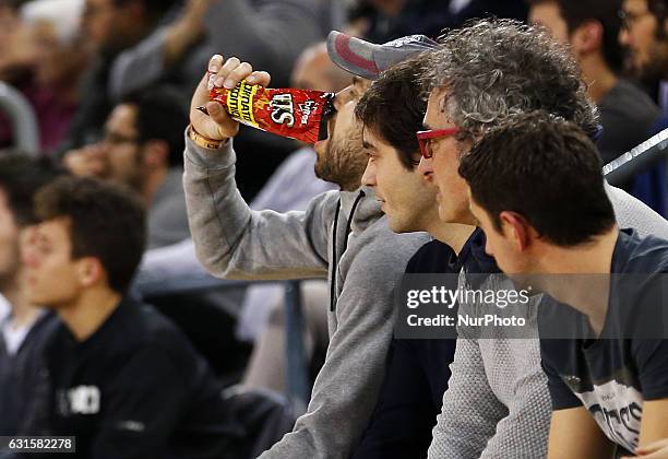 Gerard Pique during the match between FC Barcelona and Olympiacos, corresponding to the week 17 of the Euroleague, on 12 january 2017.