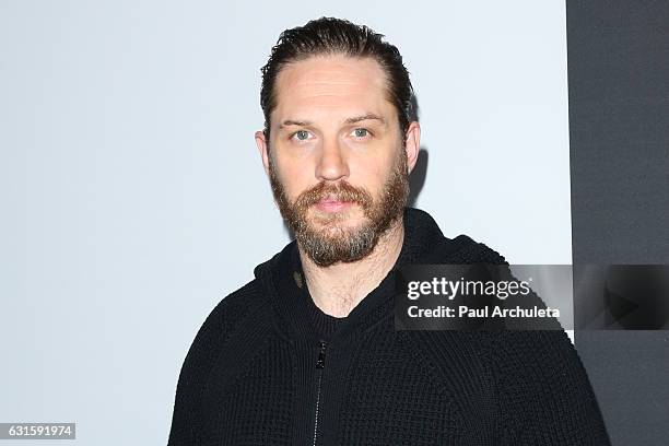 Actor Tom Hardy attends the FX Starwalk at the 2017 Winter TCA Tour at Langham Hotel on January 12, 2017 in Pasadena, California.