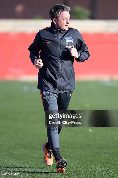 Assistant coach Rainer Widmayer of Hertha BSC during the training camp on January 13, 2017 in Palma de Mallorca, Spain.