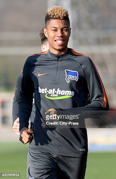 Sidney Friede of Hertha BSC during the training camp on January 13, 2017 in Palma de Mallorca, Spain.