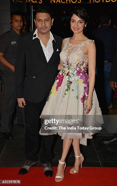 Divya Khosla during the premiere of film XXX: Return of Xander Cage in Mumbai.