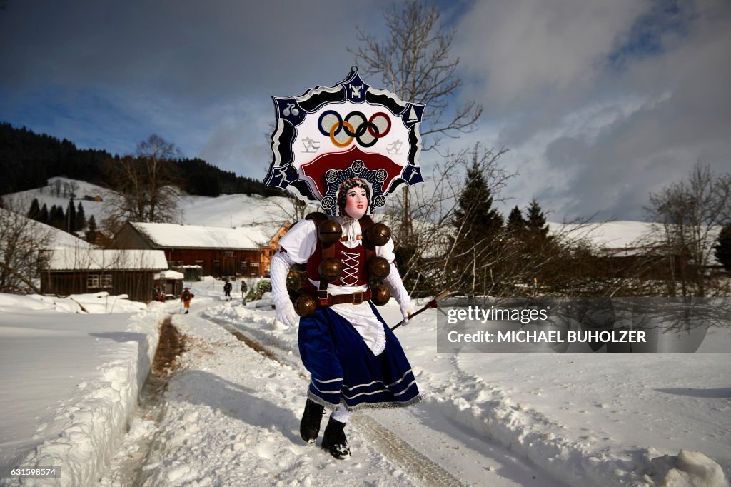 SWITZERLAND-SILVESTERCHLAUSEN-TRADITION