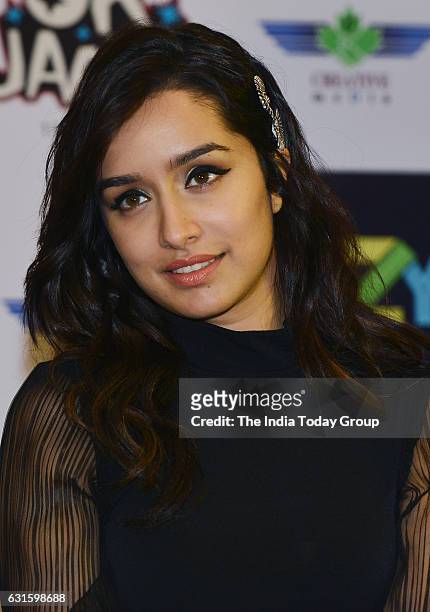 Shraddha Kapoor during promotion of her film 'Ok Jaanu' in New Delhi. News  Photo - Getty Images