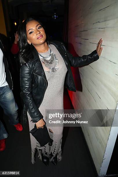 Tara Wallace attends the Peter Gunz Love & Hiphop Birthday Celebration on January 12, 2017 in New York City.