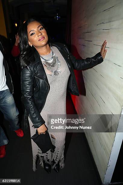 Tara Wallace attends the Peter Gunz Love & Hiphop Birthday Celebration on January 12, 2017 in New York City.