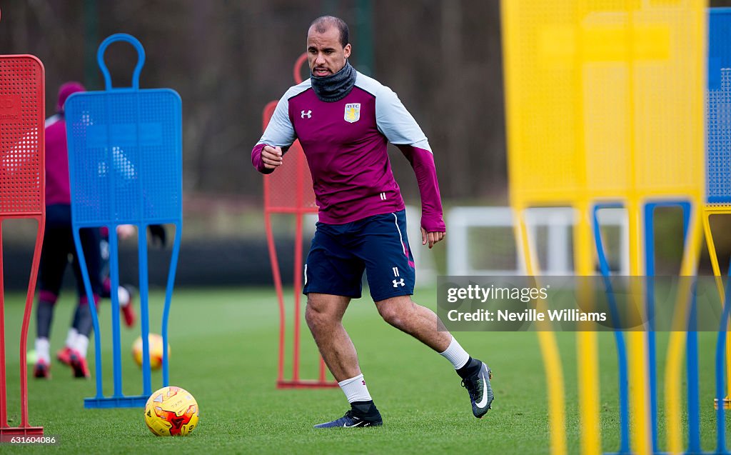 Aston Villa Press Conference and Training