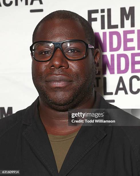 Steve McQueen attends the "I Am Not Your Negro" Los Angeles Premiere at LACMA on January 12, 2017 in Los Angeles, California.