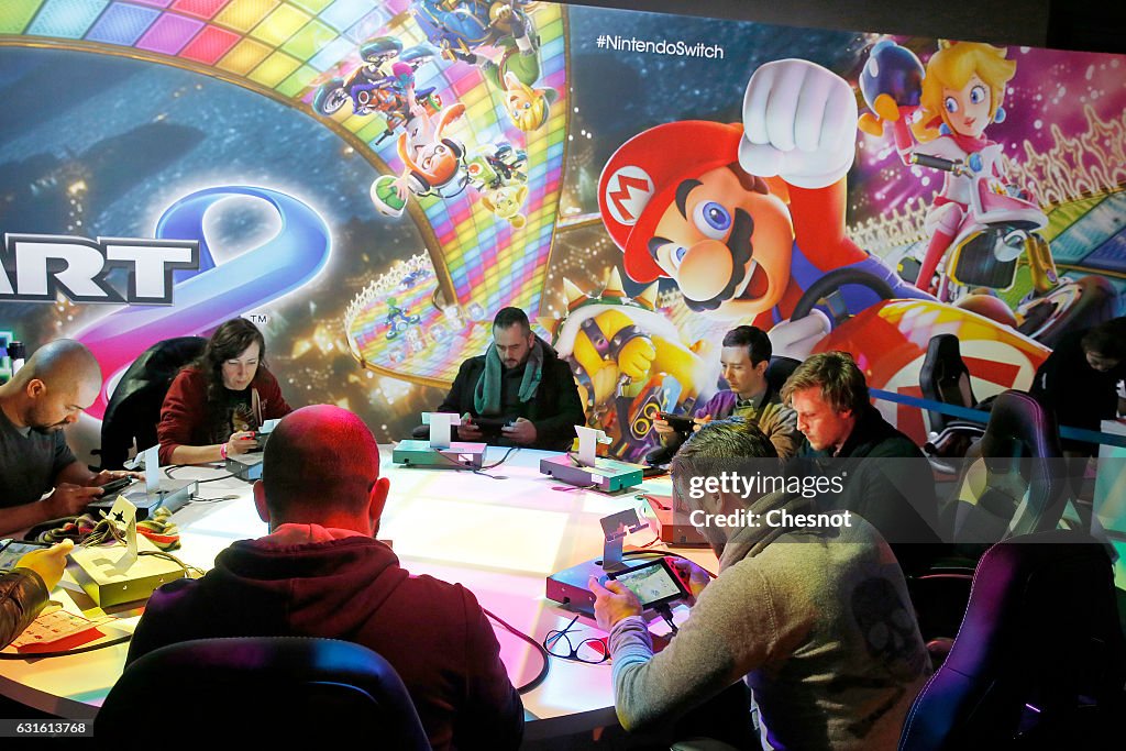 Nintendo Switch Games : Press Preview At Grand Palais in Paris