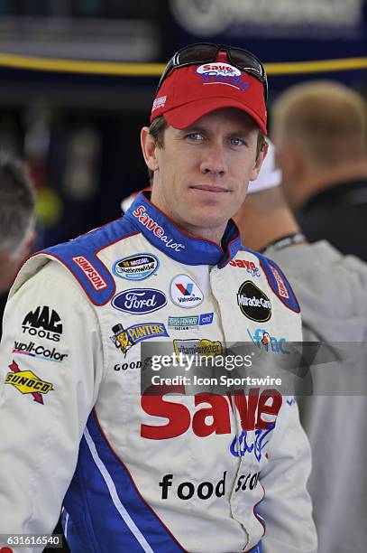 Carl Edwards Roush Fenway Racing Ford Taurus prior to the Sam's Town 300 Nationwide Series race at Las Vegas Motor Speedway in Las Vegas, NV.