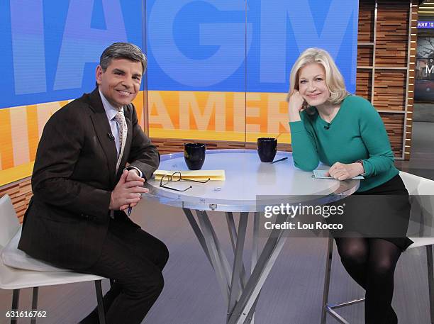 Diane Sawyer on "Good Morning America," 1/13/17, airing on the Walt Disney Television via Getty Images Television Network. GEORGE STEPHANOPOULOS,...