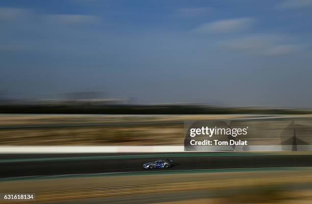 Gravity Racing International Mercedes SLS AMG GT3 of Vincent Radermecker, Gerard Lopez and Christian Kelders race during the Hankook 24 Hours Dubai...