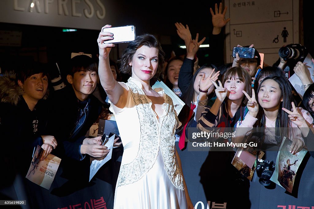 "Resident Evil: The Final Chapter" Seoul Premiere - Red Carpet