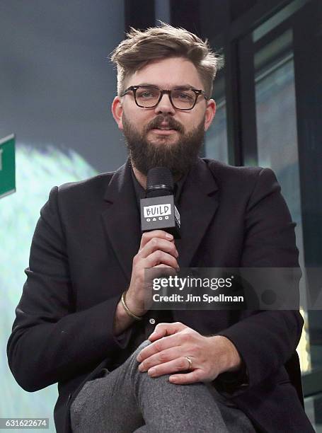 Comedian Nick Thune attends the Build series to discuss "Nick Thune: Good Guy" at Build Studio on January 13, 2017 in New York City.