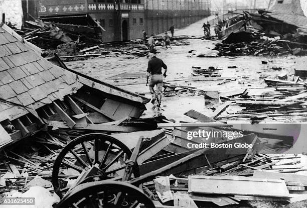 On January 15 a giant tank in the North End collapsed, sending a wave of an estimated 2.3 million gallons of molasses through the streets of Boston,...